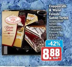 AEZ Coppenrath & Wiese Feinste Sahne-Torten Angebot