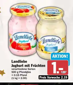 AEZ Landliebe Joghurt mit Früchten Angebot