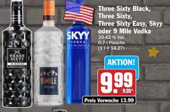 AEZ Three Sixty Easy, Skyy oder 9 Mile Vodka Angebot