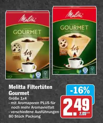 AEZ Melitta Filtertüten Gourmet Angebot