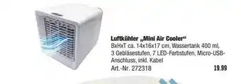 Hellweg Luftkühler „Mini Air Cooler” Angebot