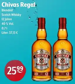 Trink und Spare Chivas Regal Blended Scotch Whisky Angebot