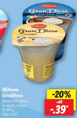 Lidl Milbona GranDioso Angebot