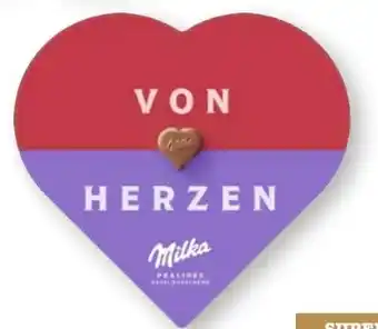 Scheck-in-Center I love Milka Haselnusscreme Pralinés Angebot