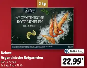 Lidl Deluxe Argentinische Rotgarnelen Angebot