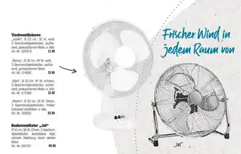 Hellweg Tischventilatoren Oder Bodenventilator „Jet” Angebot