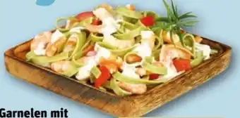 REWE Center Garnelen mit Spinatnudeln Angebot