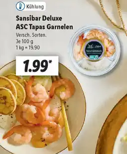 Lidl Sansibar Deluxe ASC Tapas Garnelen Angebot