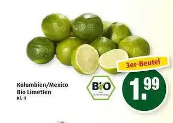 Markant Kolumbien Mexico Bio Limetten Angebot