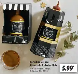 Lidl Sansibar Deluxe Bitterschokoladenlikör Angebot