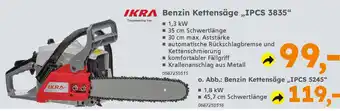 Globus Baumarkt IKRA Benzin Kettensäge „IPCS 3835" Angebot