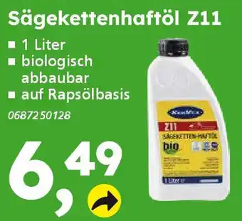 Globus Baumarkt Sägekettenhaftöl Z11 Angebot