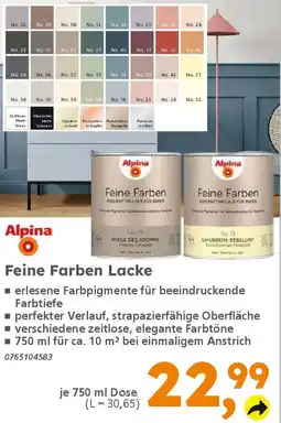 Globus Baumarkt Alpina Feine Farben Lacke Angebot