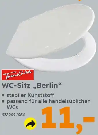 Globus Baumarkt Trend Line WC-Sitz ,,Berlin" Angebot