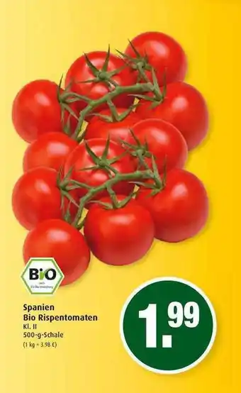 Markant Spanien Bio Rispentomaten Angebot