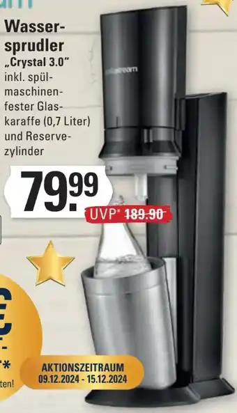 Marktkauf Wassersprudler Crystal 3.0 Angebot