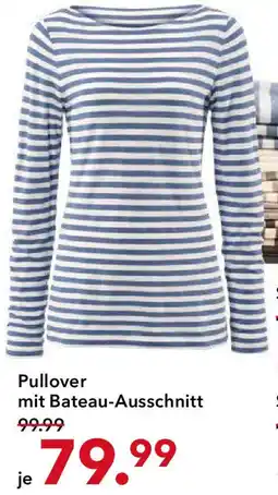 Peek & Cloppenburg Pullover mit Bateau-Ausschnitt Angebot