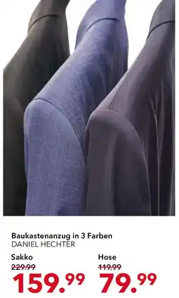 Peek & Cloppenburg DANIEL HECHTER Baukastenanzug in 3 Farben Angebot