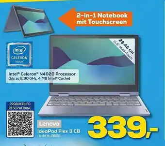 Euronics Berlet Lenovo Ideapad Flex 3 Cb Angebot