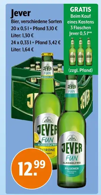 Trink und Spare Jever jever fun Angebot