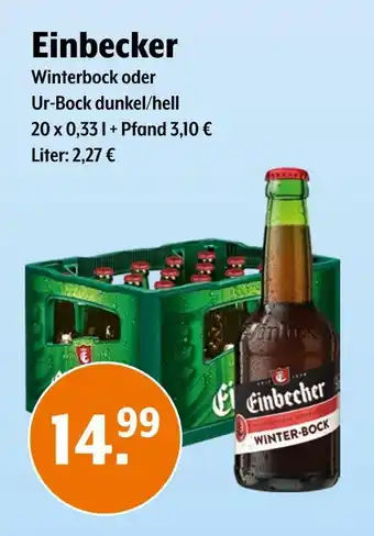 Trink und Spare Einbecker einbecker winterbock oder ur-bock Angebot