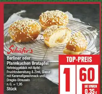 Edeka Schäfer's berliner oder pfannkuchen bratapfel Angebot