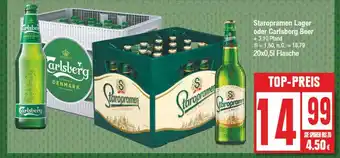 Edeka Staropramen oder carlsberg lager oder beer Angebot