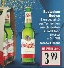 Edeka Budweiser budvar Angebot