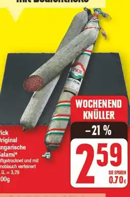 Edeka Pick original ungarische salami Angebot