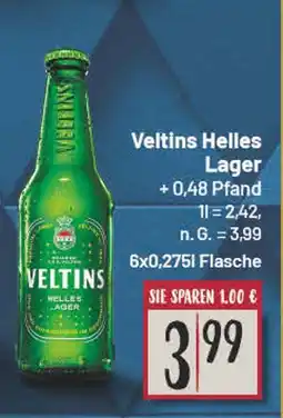 Edeka Veltins helles lager Angebot