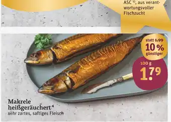 tegut Makrele heißgeräuchert Angebot