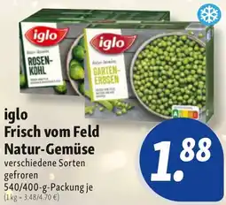 Nah & Frisch iglo Frisch vom Feld Natur-Gemüse Angebot