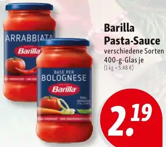 Nah & Frisch Barilla Pasta-Sauce Angebot