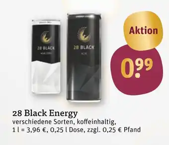 tegut 28 black energydrink Angebot