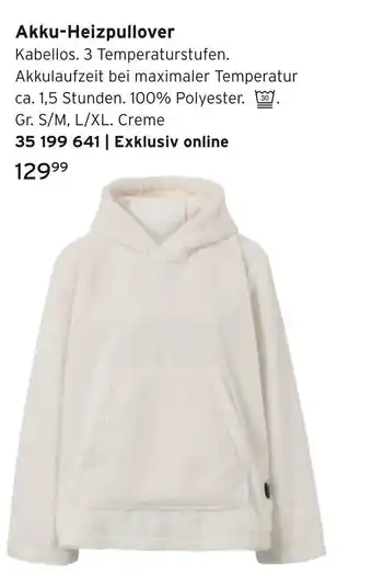 Tchibo Akku-heizpullover Angebot