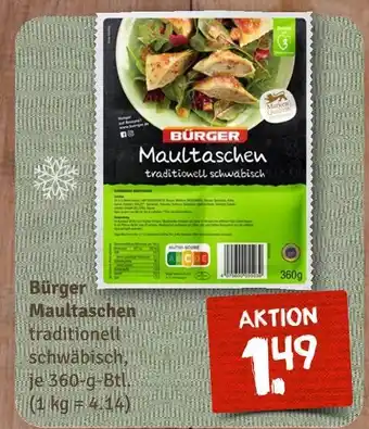 nahkauf Bürger maultaschen Angebot