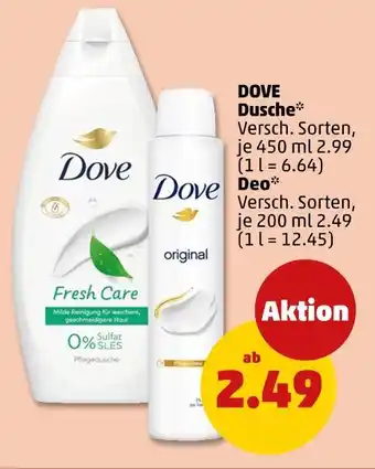 PENNY Dove dusche oder deo Angebot