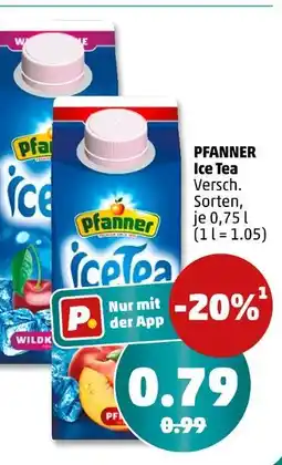 PENNY Pfanner ice tea Angebot