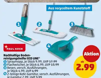 PENNY Paul koch nachhaltige bodenreinigungshelfer eco line Angebot