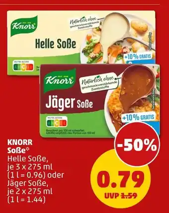 PENNY Knorr helle soße oder jäger soße Angebot