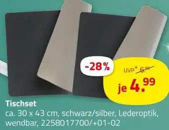 ROLLER Tischset Angebot