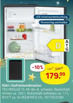 ROLLER Technolux kühl-/gefrierkombination tl-kf-84-a Angebot