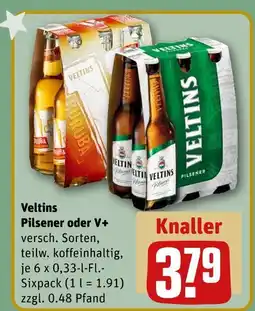 REWE Veltins pilsener oder v+ Angebot