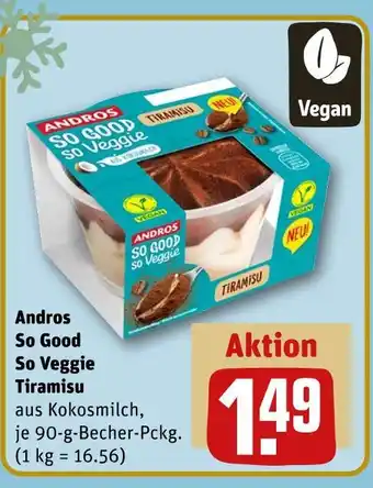 REWE Andros so good so veggie tiramisu Angebot