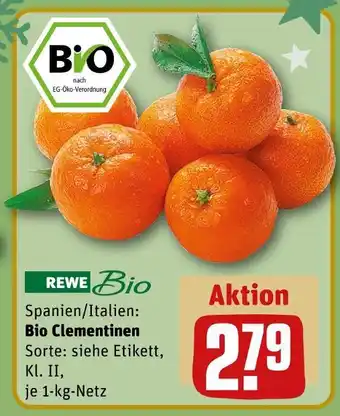 REWE Rewe bio bio clementinen Angebot