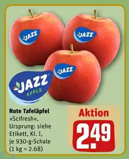 REWE Jazz rote tafeläpfel scifresh Angebot