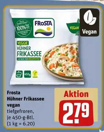 REWE Frosta hühner frikassee vegan Angebot