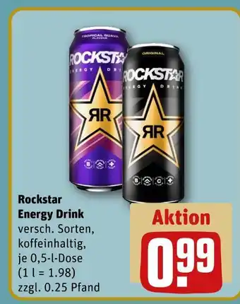 REWE Rockstar energy drink Angebot