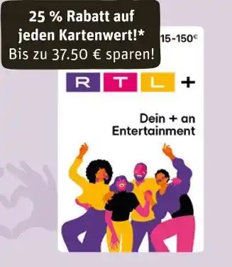 REWE Rtl+ 25 % rabatt auf Angebot