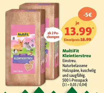 Fressnapf MultiFit Kleintierstreu Angebot